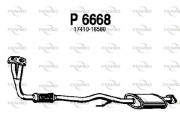 P6668 Predný tlmič výfuku FENNO