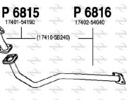 P6816 Výfukové potrubie FENNO