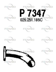 P7347 Výfukové potrubie FENNO