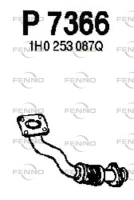 P7366 Výfukové potrubie FENNO