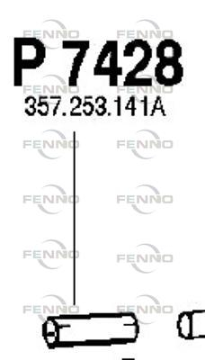 P7428 Výfukové potrubie FENNO