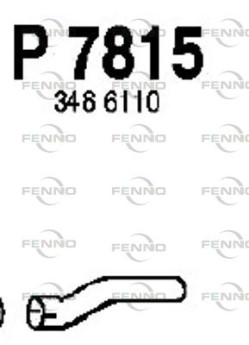 P7815 Výfukové potrubie FENNO
