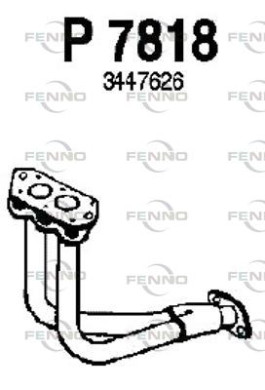 P7818 Výfukové potrubie FENNO