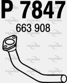 P7847 Výfukové potrubie FENNO