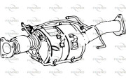 P8835DPF Filter sadzí/pevných častíc výfukového systému FENNO