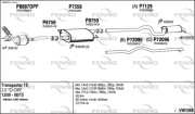 VW1088 Výfukový systém FENNO