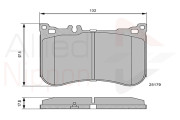 ADB06114 Sada brzdových platničiek kotúčovej brzdy ANL Braking COMLINE