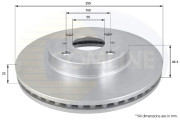 ADC01126V Brzdový kotúč ANL Coated Braking COMLINE