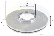 ADC0267V Brzdový kotúč ANL Coated Braking COMLINE