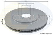 ADC0269V Brzdový kotúč ANL Coated Braking COMLINE