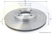 ADC0281V Brzdový kotúč ANL Coated Braking COMLINE