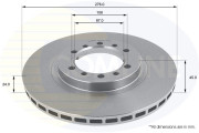 ADC0336V Brzdový kotúč ANL Coated Braking COMLINE