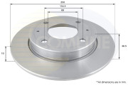 ADC0372 Brzdový kotúč ANL Coated Braking COMLINE