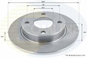 ADC0436 Brzdový kotúč Comline COMLINE