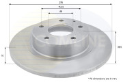 ADC0474 Brzdový kotúč ANL Coated Braking COMLINE