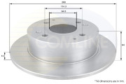 ADC0536 Brzdový kotúč ANL Coated Braking COMLINE