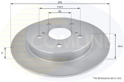 ADC0929 Brzdový kotúč ANL Coated Braking COMLINE