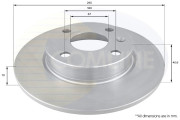 ADC1134 Brzdový kotúč ANL Coated Braking COMLINE