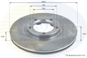 ADC1204V Brzdový kotúč ANL Coated Braking COMLINE