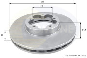 ADC1232V Brzdový kotúč ANL Coated Braking COMLINE