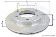 ADC1239V Brzdový kotúč ANL Coated Braking COMLINE