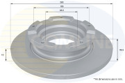 ADC1241 Brzdový kotúč ANL Coated Braking COMLINE