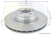 ADC1261V Brzdový kotúč ANL Coated Braking COMLINE