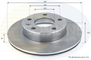 ADC1331V Brzdový kotúč ANL Coated Braking COMLINE