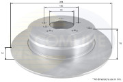 ADC1332 Brzdový kotúč ANL Coated Braking COMLINE