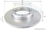 ADC1598 Brzdový kotúč ANL Coated Braking COMLINE