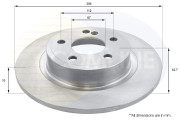 ADC1677 Brzdový kotúč ANL Coated Braking COMLINE