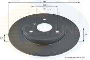 ADC1681 Brzdový kotúč ANL Coated Braking COMLINE