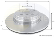 ADC1777V Brzdový kotúč ANL Coated Braking COMLINE