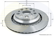 ADC2506V Brzdový kotúč ANL Coated Braking COMLINE