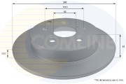 ADC2806 Brzdový kotúč ANL Coated Braking COMLINE