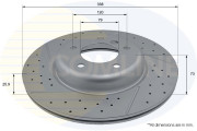 ADC2816V Brzdový kotúč ANL Coated Braking COMLINE