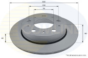 ADC2833V Brzdový kotúč ANL Coated Braking COMLINE