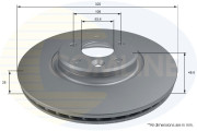 ADC2844V Brzdový kotúč ANL Coated Braking COMLINE