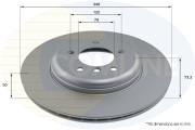 ADC2855V Brzdový kotúč ANL Coated Braking COMLINE