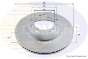 ADC2896V Brzdový kotúč ANL Coated Braking COMLINE