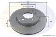 ADC2920V Brzdový kotúč ANL Coated Braking COMLINE