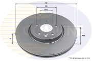 ADC2929V Brzdový kotúč ANL Coated Braking COMLINE