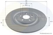 ADC2945V Brzdový kotúč ANL Coated Braking COMLINE