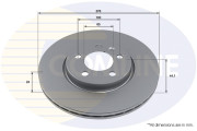 ADC2992V Brzdový kotúč ANL Coated Braking COMLINE