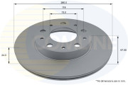 ADC4002V Brzdový kotúč ANL Coated Braking COMLINE