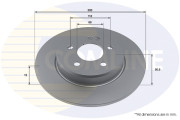 ADC4052 Brzdový kotúč ANL Coated Braking COMLINE