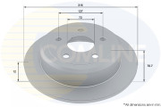 ADC4072 Brzdový kotúč ANL Coated Braking COMLINE