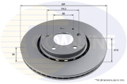 ADC5027V Brzdový kotúč ANL Coated Braking COMLINE