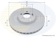 ADC5031V Brzdový kotúč ANL Coated Braking COMLINE