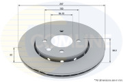 ADC5058V Brzdový kotúč ANL Coated Braking COMLINE